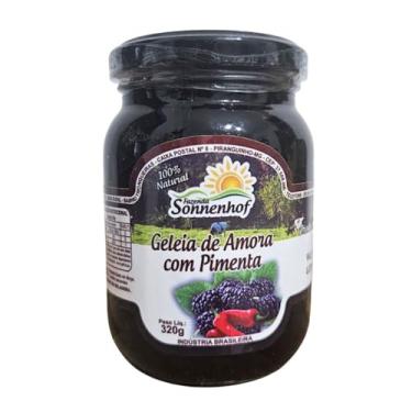 Imagem de Geleia Extra de Amora com Pimenta - 320g - Fazenda Sonnenhof