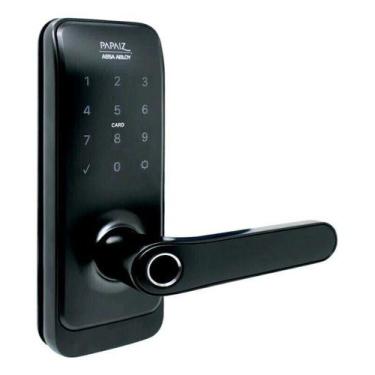 Imagem de Fechadura Eletrônica Smart Lock SL 205 Preto - Papaiz