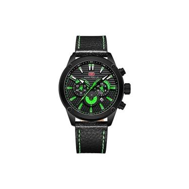 Imagem de Relógio Moda Casual Couro Minifocus Mf0288g à Prova D' Água