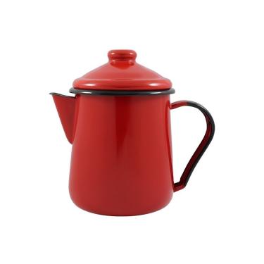 Imagem de Leiteira Tradicional Esmaltada Vermelho 1,1 L Ewel