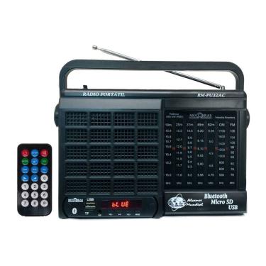 Imagem de Radio Portatil 7 Faixas Am/Fm/Oc 1000W Bluetooth Rmpu32Ac Motobras