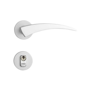 Imagem de Fechadura Em Zamac Roseta Redonda 292-55 Externa Esplendore Pado