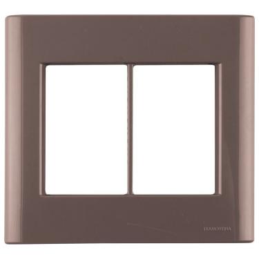 Imagem de Placa 6 Postos 4x4 Tramontina Giz Café Tramontina