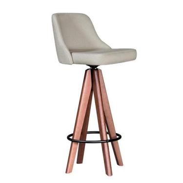 Imagem de Banqueta Giratória Caribe Branca - Mobly