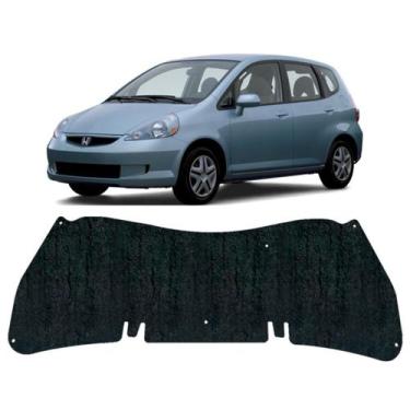 Imagem de Forro Capo Honda Fit 2004 a 2008 Manta Autocolante Isolante + Presilha
