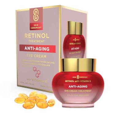 Imagem de Skin Ceremony Creme Antienvelhecimento Para Os Olhos Com Retinol E Vitamina - Reduz O Inchaço As Linhas Finas. Testado Por Dermatologicamente, Cuidado Coreano Todos Tipos De Pele. 28 Ml