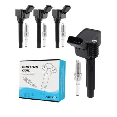 Imagem de TAUTOY Pacote De Bobinas Ignição Uf716 Uf793 Uf771 Vela Iridium 4 Peças (2,0 L) 2014-2021 Para Volkswagen Beetle Golf Gti Jetta Passat, Audi A3 A4 A6 A7 Q3 Q5 Rs3 S4 S5 Sq5 Tt Quattro