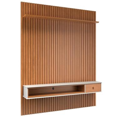 Imagem de Painel Home Para TV 65 Pol Detroit 220X161 cm Off White Nature Tebar