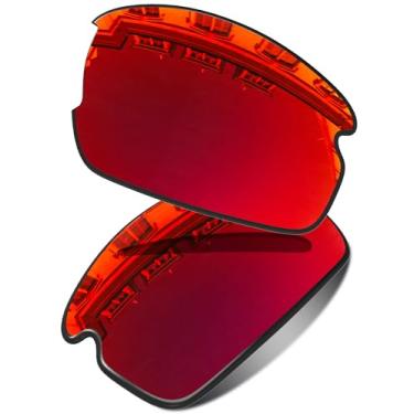 Imagem de Vonxyz Lentes de substituição para óculos de sol Oakley Flak 2.0 OO9295 - Ruby MirrorCoat polarizado