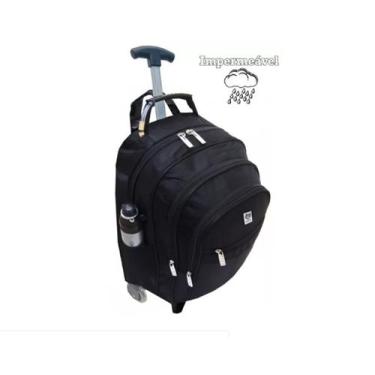 Imagem de Mochila Rodinha Roda 40 Litros Puxador Reforçado Cabo De Aço - LOBETRI