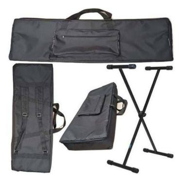 Imagem de Capa Teclado Roland Xps10 Acolchoada Master Luxo + Suporte