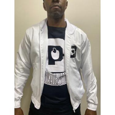 Imagem de Corta Vento Masculina - Coisa de Preto Estilo, Branco, G