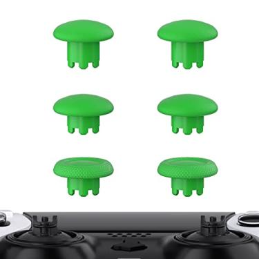 Imagem de eXtremeRate Manípulos De Substituição Green Para Controle Ps5 Edge, Tampas Joystick Analógico Intercambiáveis Personalizadas - E Base Não Inclusas