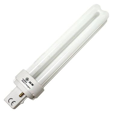 Imagem de GE (Pacote Com 25) Lâmpada Fluorescente Compacta 97608 F26Dbx/835/Eco 26 Watts 3500K Tubo Duplo De 2 Pinos G24D-3 Base 25
