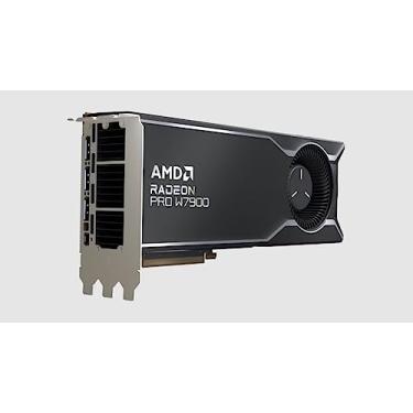 Imagem de AMD Radeon™ Pro W7900, placa gráfica profissional, estação de trabalho, AI, renderização 3D, 48GB GDDR6, DisplaPort™ 2.1, AV1, 61 TFLOPS, 96CUS, 295W TDP, 8K