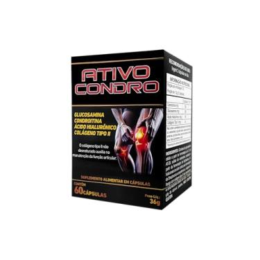 Imagem de Ativo Condro 60 cápsulas | Glucosamina + Condroitina Articulações e Joelho