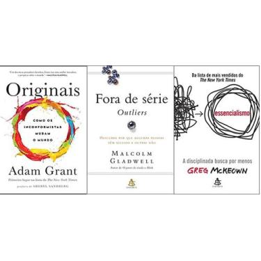 Imagem de KIT 3 LIVROS Originais + Fora de série Outliers + Essencialismo - Sext