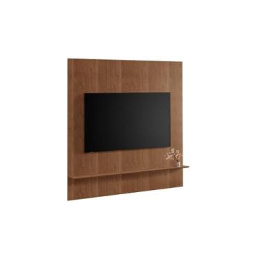 Imagem de Painel AV Com Prateleira Para TV Até 50'' Polegadas Cor Nogueira - EN