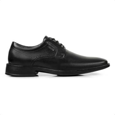 Imagem de Sapato de Couro Ferracini Masculino Paris Preto/preto/vermelho 6865-703j 43