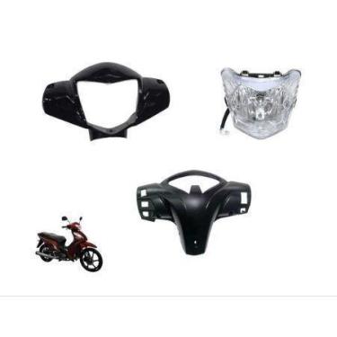 Imagem de Carenagem Farol + Moldura Painel + Farol Shineray Jet 50/125 - Smart
