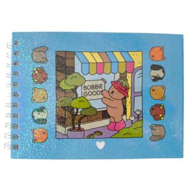 Imagem de Kit Artístico com Caderno Espiral Bob e Estojo com 24 Canetinhas