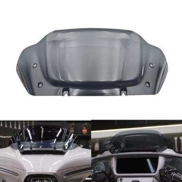 Imagem de IZX Serve para Harley CVO Street Glide FLHXSE 2023-later Street Glide FLHX 2024-later Motocicleta 20.3 cm Frontal Superior Carenagem Para-brisa Defletor de Vento Cowling Para-brisas (Esfumado)