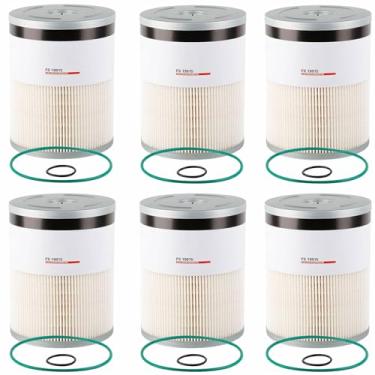 Imagem de PEIYAOTCO Filtro De Combustível Fs19915 L9915F Separador Água Compatível Com Motor Diesel Cummins Isx 15 Detroit Dd13 Dd15 Dd16 Substitui P551011 P550854 Pf9804 A4720921205 A0000903651 Pacote 6