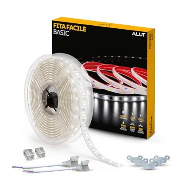 Imagem de Fita Led Facile Basic 5 Metros 7w 9mm Branco Quente 2700k, Branco Neutro 4000k ou Branco Frio 6500k 60 leds a prova d'água Alut By Avant (Branco Frio 6500k, 220v)