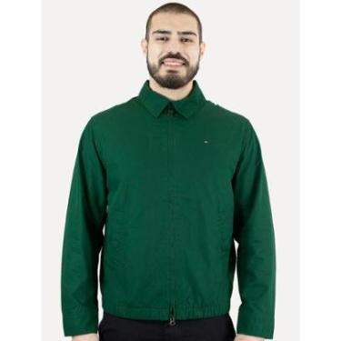 Imagem de Jaqueta Tommy Hilfiger Masculina Regular Cotton Ivy Verde Escuro-Masculino