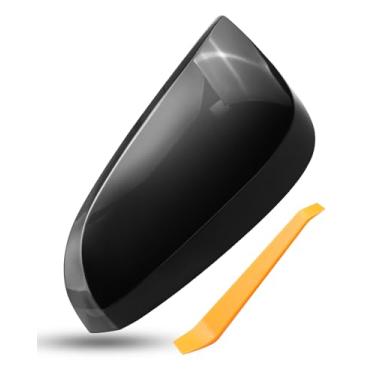 Imagem de AUGREX Capa de espelho retrovisor de porta preta lado esquerdo do motorista adequado para Toyota 4RUNNER 2013-2023 Toyota RAV4 2013-2015 RAV4 HV 2016, substitui 87915-42160-J1 87945-42160-B1 (lado