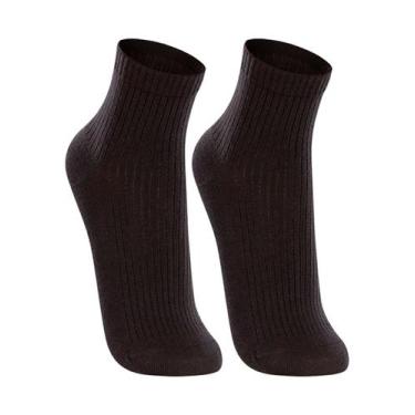 Imagem de Kit/2 Meia Cano Médio Lupo 04571-088 Feminina Basic Algodão T. 34/39, 