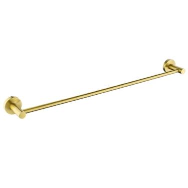 Imagem de Acessórios para banheiro em ouro escovado, toalheiro, escova de vaso sanitário, suporte para rolo de papel, barra de toalha, gancho para sabonete, ferragens para banheiro, prateleira de parede (s