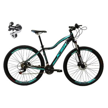 Imagem de Bike Aro 29 KSW Mwza 24v Câmbio Shimano Acera K7 Freio a Disco Garfo com Trava-Feminino