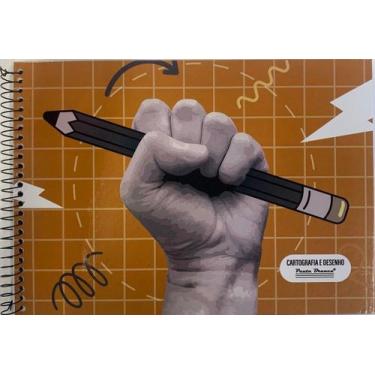 Imagem de Caderno de desenho Pauta Branca creative espiral 60 folhas