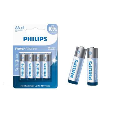 Imagem de Pilha Alcalina Aa Philips Lr6p4b/59 Cartela 4 Unidades