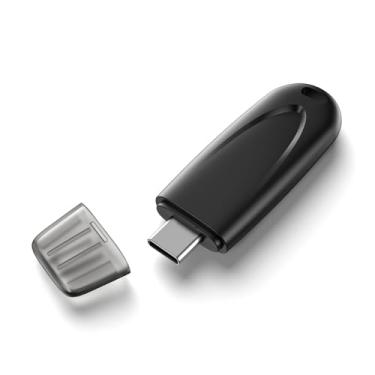 Imagem de Pen Drive USB-C de 128 GB USB 3.2 até 450 MB/s Tipo-C para Android, iPhone 15/16, console de jogos, preto