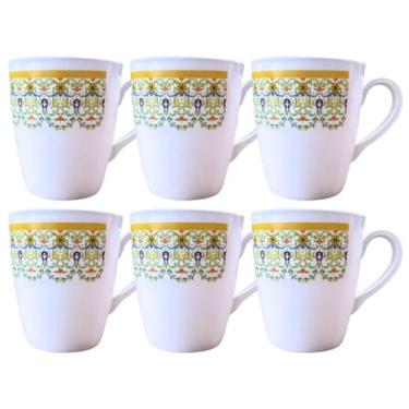 Imagem de Conjunto de 6 xícaras de melamina, 370 ml, café e chá(A)