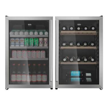 Imagem de Kit EOS Beer & Wine: Cervejeira Bierhaus 115L Frost Free ECE130 110V +