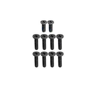 Imagem de Gintai 10 peças de substituição de parafusos de capa de base inferior inferior para ASUS E510 E510M E510MA L510 L510MA L510KA (preto)