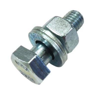 Imagem de Jogo 100 Parafusos 5/8 Zincado Sextavado Porcas E Arruelas - Zutec