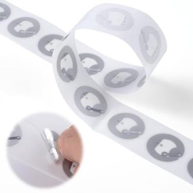 Imagem de Alpinleux 15 adesivos NFC prateados, etiquetas NFC antifurto para dispositivos de bloqueio, etiquetas NFC programáveis adesivas, chips NFC compatíveis com dispositivos habilitados para NFC (redondos)