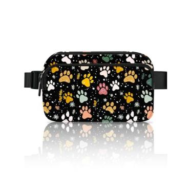 Imagem de Pochete de viagem, impermeável, pequena, bolsa transversal para mulheres, bolsa de cintura para corrida, caminhada, ciclismo, Preto, Medium, Tendência