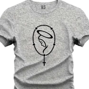 Imagem de Camiseta Personalizada Terço Nossa Senhora Aparecida do P ao G3 - Hs, 