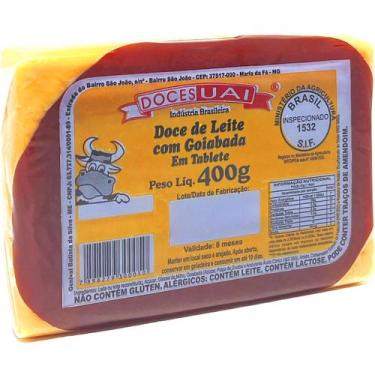 Imagem de Doce de Leite com Goiabada em Tablete Doces Uai 400g