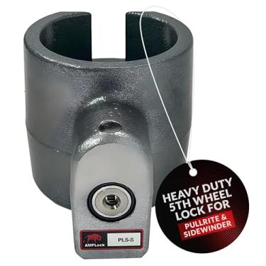 Imagem de AMPLOCK U-PLS-S | Trava resistente para quinta roda | Trava patenteada para trailer de viagem de 5ª roda apenas com estilo de engate PULLRITE ou SIDEWINDER