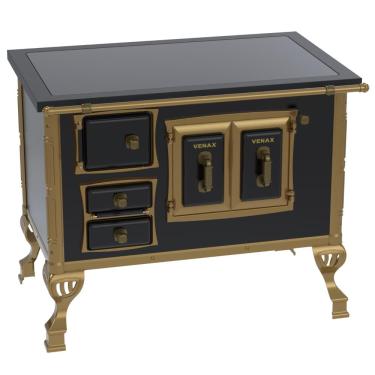Imagem de Fogao a Lenha Venax GII n 2 Colonial Premium Preto SD