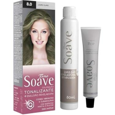 Imagem de Coloração Capilar Tonalizante Sem Amônia Tono Soave Capelli (8.0 Louro Claro)