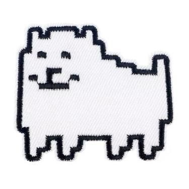 Imagem de Annoying Dog Undertale Sans Papyrus Indie Videogame 5,6 cm bordado com adesivo termoadesivo para roupas