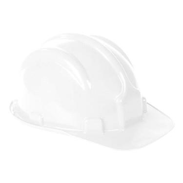 Imagem de Capacete de seguranca para construcao civil - PLASTICOR, Branco