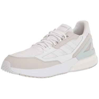 Imagem de adidas Tênis de corrida masculino Nebzed Super, Branco/Cinza Um, 9.5